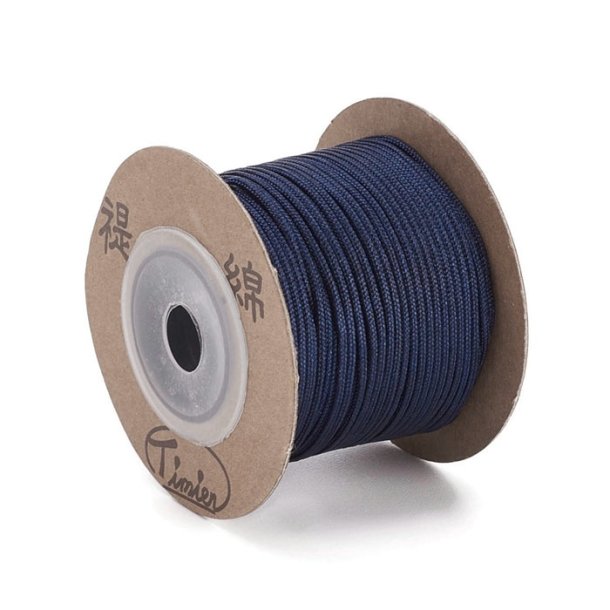 Nylon cord, midnightblue, extra strong, 1.5mm, 2m.
