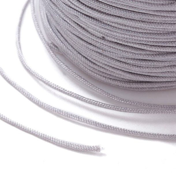 Nylon cord, spool, gray, extra strong, 1.5mm, 2m.