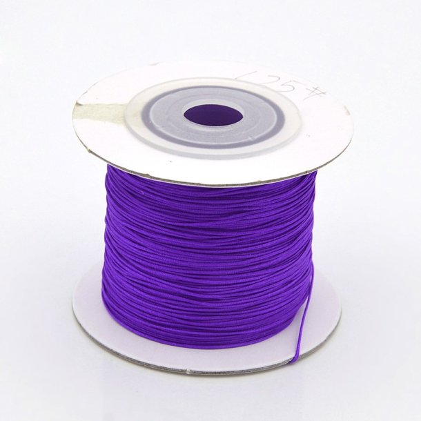 Nylon cord, violet, thin, 0.5mm, 70m