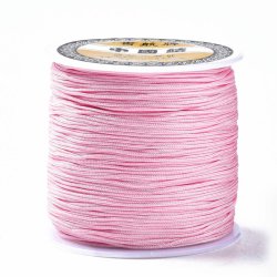 Nylon cord, pink, thickness 0.9mm, 2m.