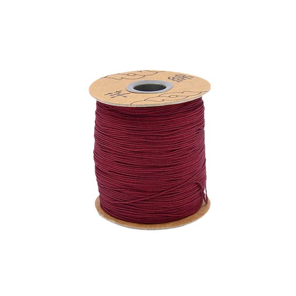 Nylon cord, bordeaux red, 1.5-2mm, 2m