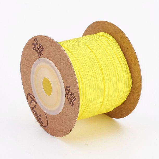 Nylon cord, yellow, extra strong, 1.5mm, 2m.