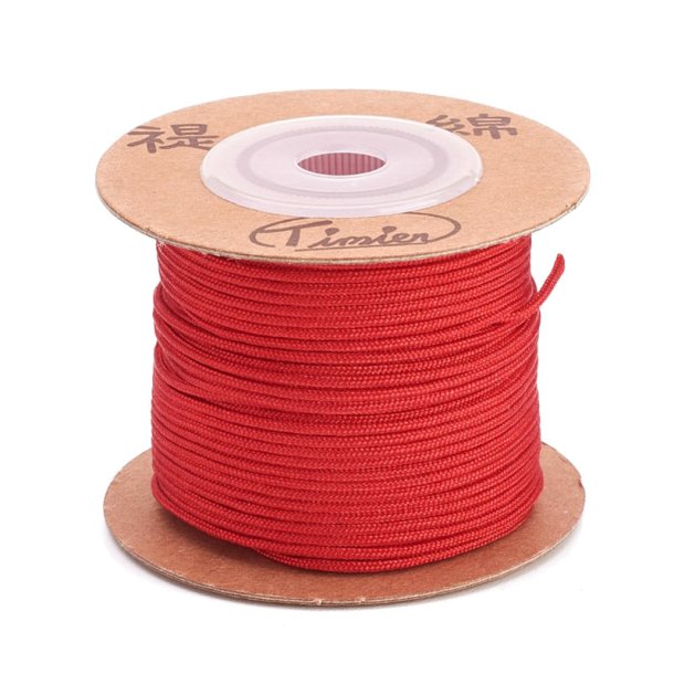 Polyesterschnur, rot, 1,5 mm, extra stark, 25 m Rolle, 1 stk