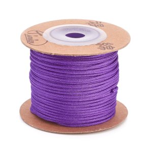Polyester cord, purple, 1.5 mm, extra strong, 25 m on roll, 1 pc