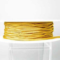 Russisches Flechtband, curry-gelb, 3x1 mm, 1 Meter.