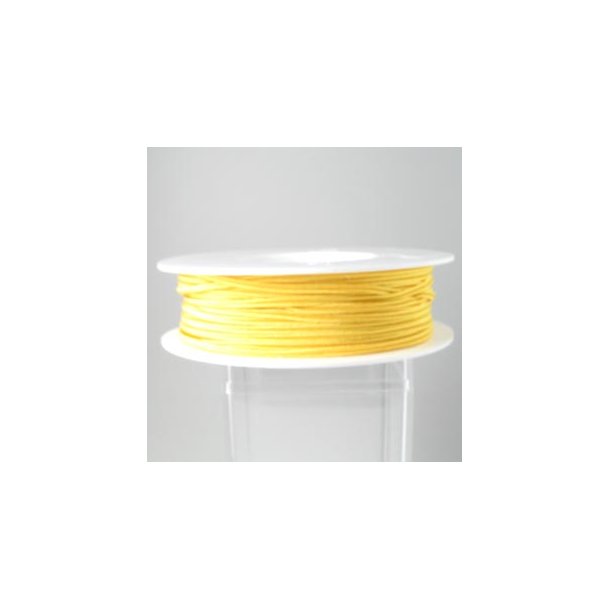 Soutache, cord, light yellow, 3x1mm, 1m