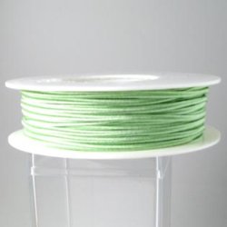 Russisches Flechtband, pastellgr&uuml;n, 3x1 mm, 1 Meter.