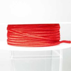 Russisches Flechtband, rot, 3x1 mm, 1 m