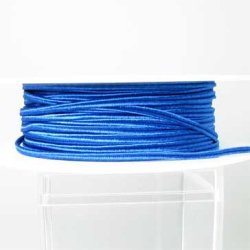 Russisches Flechtband, blau, 3x1 mm, 1 Meter.