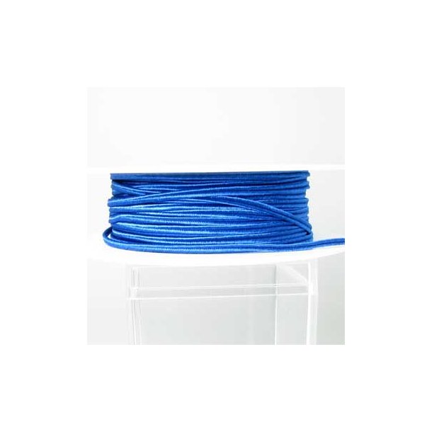 Soutache, cord, blue, 3x1mm, 1m