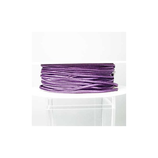 Soutache, cord, dark purple, 3x1mm, 1m