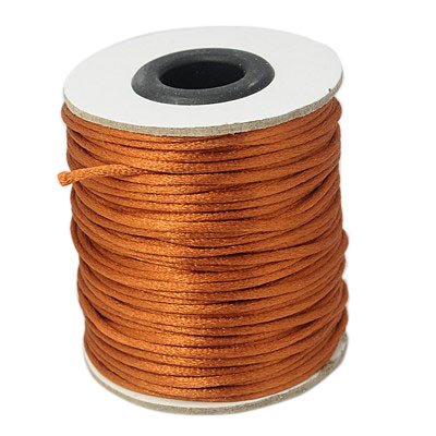 Miyuki Elastic beading cord, high quality, flat, white, 03x0.5mm, 20m.