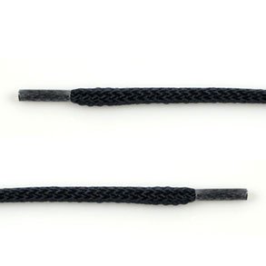 Schnur f�r Bolo-tie, rund, schwarz, Dicke 4 mm, L�nge 90 cm, 1 Stk