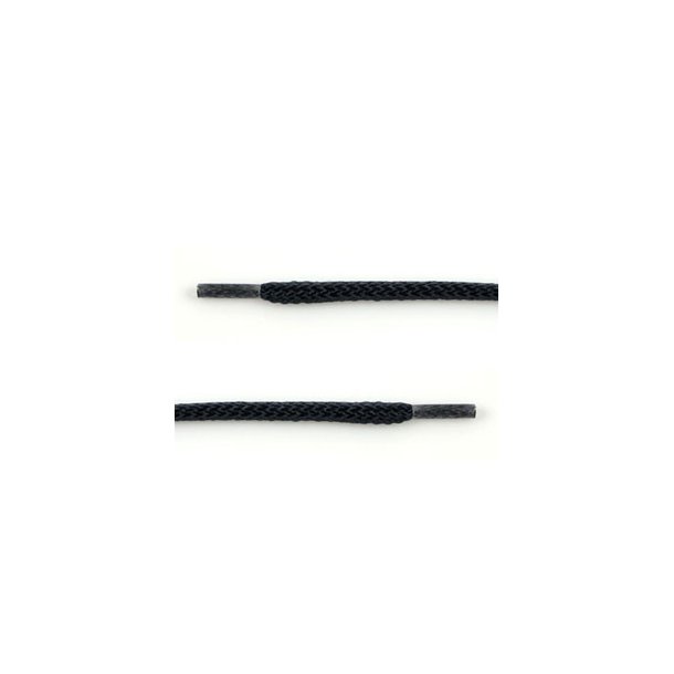 Schnur f�r Bolo-tie, rund, schwarz, Dicke 4 mm, L�nge 90 cm, 1 Stk