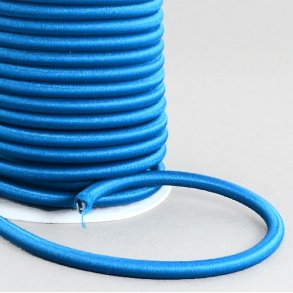 Spinning Tube, blau, mit Nylon umwickeltes PPC-Rohr, 5 mm, 25 cm