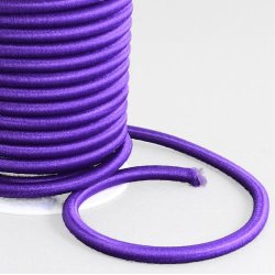 Spinning Tube, lila, mit Nylon umwickeltes PPC-Rohr, 5 mm, 25 cm