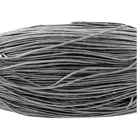 Wachsschnur, grau, Dicke 2 mm, Bund 50 m