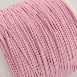 Waxed cord, pink, 1.2mm, 2m
