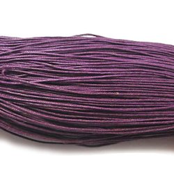 Wachsschnur, b&uuml;ndel, violett, Dicke 1,2 mm, 60 m