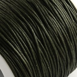 Wachsschnur, armygrn, 1,2 mm, 2 m