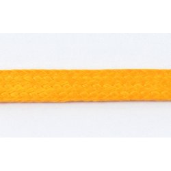 Wachsimpr&auml;gniertes Nylonband, ganze Rolle, breit, flach, orange, 4 mm, 90 m