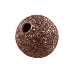 Kugel, kupferfarben, Stardustperlen, 10 mm, 2 Stk.