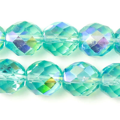 Kristallperlen (Celestial) als Strang – Beispiel für funkelnde Glasperlen in der Schmuckherstellung