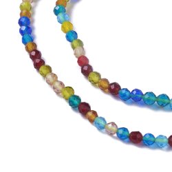 Celestial, ganzer Strang, gemischte Farben, klein, 2x2 mm, 180 Stk.