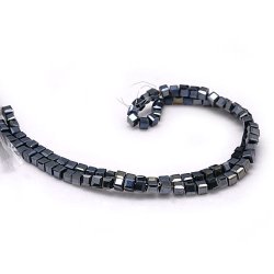 Celestial Kristall, kubisch, ganzer Strang, metallic, 2x2 mm, 100 Stk.