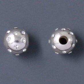 20mm Silver Plated Arch Shaped Connector with Tiny Charms – Goody Beads