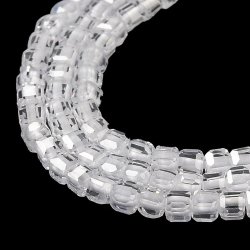 Zirkonia, ganzer Strang, kristallklarer W&uuml;rfel, facettiert, 2,5x2,5x2,5 mm, 150 Stck