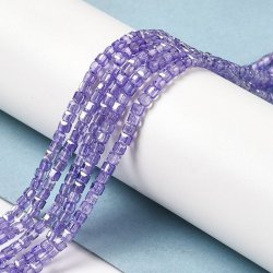 Zirkonia, W&uuml;rfel, facettiert, gemischte Farben, 2,5x2,5x2,5 mm, 20 St&uuml;ck