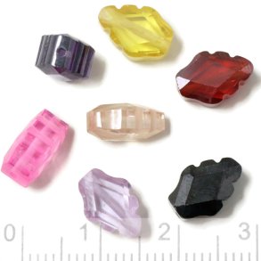 Cubic Zirconia Faceted bead in colours