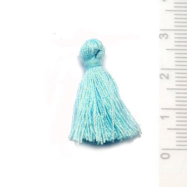 Quaste, babyblau, 25-30 mm, 1 stk