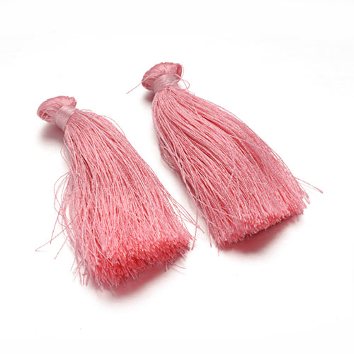 Quaste, rosa, 8 cm, ohne Kordel, 1 Stk.