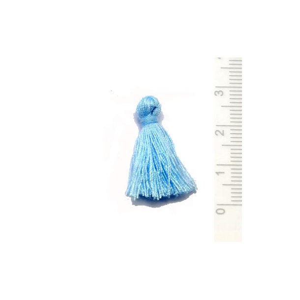 Tassel, light blue, 25-30 mm, 1 pc