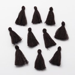 Quaste, dunkelbraun, 25-30 mm, 1 stk