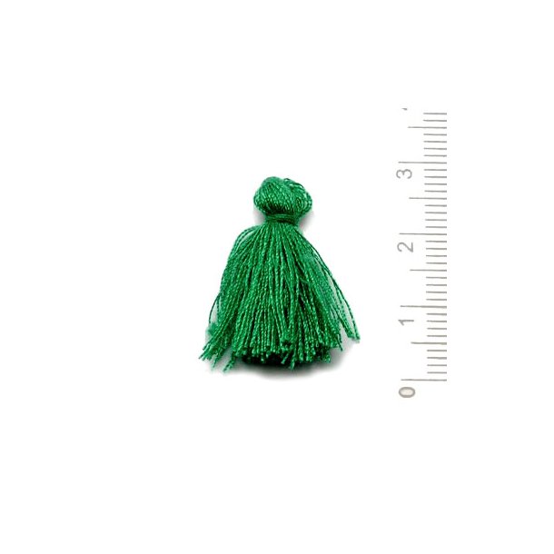 Tassel, dark green, 25-30 mm, 1pc