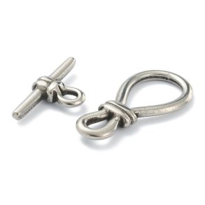 Knebelverschluss, 304 Edelstahl, 34x17 mm, 1 Set