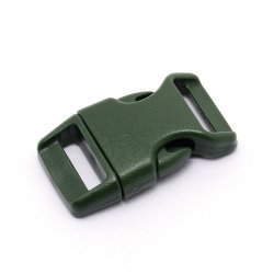 Buckle clasp in plastic, single-barred, standard size, 40x22.5mm, 1pc.