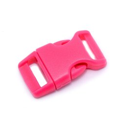 Buckle clasp in plastic, single-barred, standard size, 40x22.5mm, 1pc.