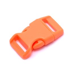 Buckle clasp in plastic, single-barred, standard size, 40x22.5mm, 1pc.