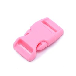 Buckle clasp in plastic, single-barred, standard size, 40x22.5mm, 1pc.