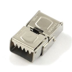 Faltverschluss fr Gurte u.., Edelstahl, 25x15x9mm, Lochma:  12x5 mm, 1 Stck