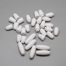 Kunststoff-Klickverschluss, weiss, L&auml;nge 24, Breite 9 mm, 4 St&uuml;ck.