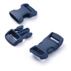 Klick-Verschluss, kleines Modell, dunkelblau, 28x14 mm, 1 Stk.