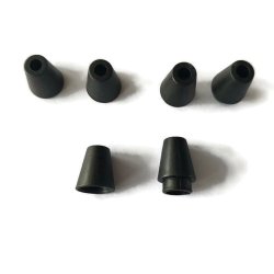 Kunststoff-Klickverschluss, schwarz, 27,5 mm x 12 mm, 4 Stk.