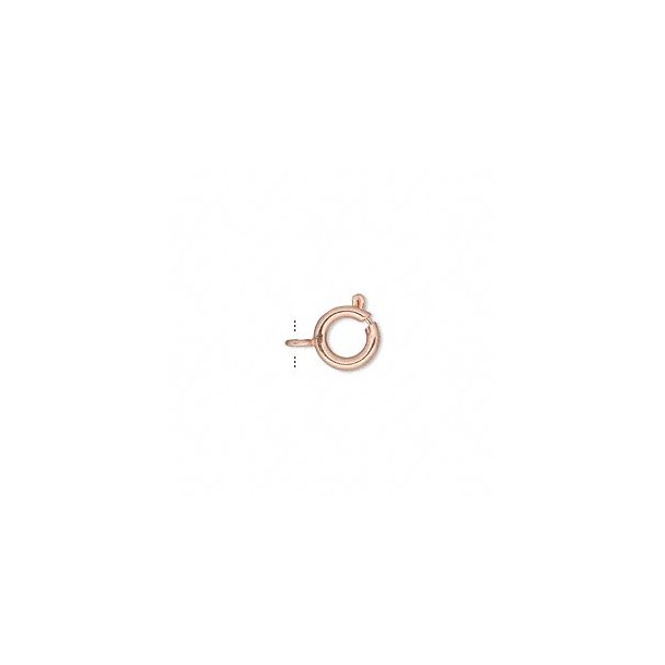 Cirkell&aring;s, kobber, diameter 9 mm, 4 stk.