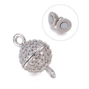  eswala Crystal Magnetic Clasps for Jewelry Making