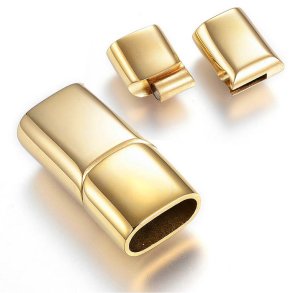 Locking Magnetic Clasps Set of 4 - Gold